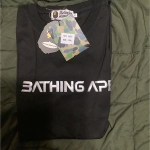 COPY - BAPE Ape Head Moon Tee Black